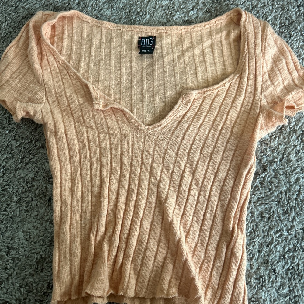 Orange Urban Outfitters Crop Top